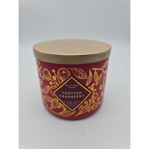 Bath & Body Works 3-Wick Scented Candle in Frosted Cranberry 14.5 oz